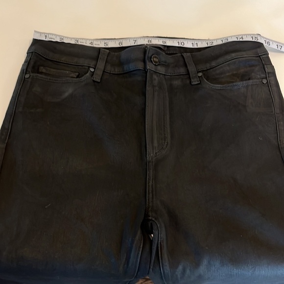 Paige Cindy Black Fog Luxe Coating Size 31 - Picture 4 of 16